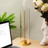 Modern Brass Incense Holder Anti-Ash Flying Incense Holder with Removable Acrylic Ash Catcher for Home Decor Yoga Meditation