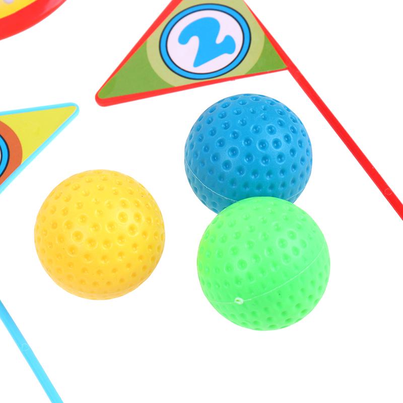 1 Set Outdoor Children Golf Club Toys Plastic Mini Golf Sports Educational Toy