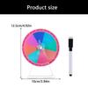 Erasable Reusable Fortune Wheel Fortune Party Turn Plate Lucky Draws Rotating Wheel Tabletop Prize Turn Plate Easy To Use