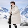 Snowflying Unisex Hooded Long Down Jacket