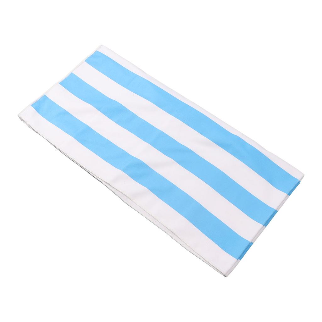 Microfiber Beach Towel Stripe Fast Drying Soft Super Absorbent Sand Beach Towel 59.1 X 29.5in