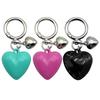 Stylish Large Heart Key Holder Resin Suitable for Youthful Adult Add Touch of Personality To Key Accessories Bag Pendant