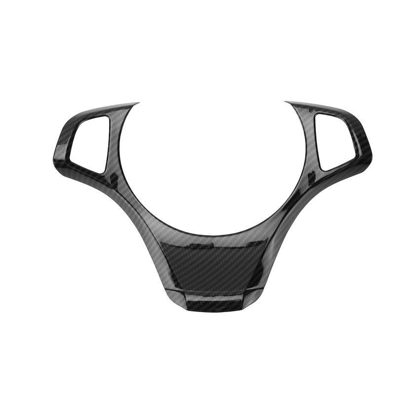 Car Styling Steering Wheel Trim Cover Sticker Carbon Fiber Replacement for X3 E83 2006‑2009 Steering Wheel Decoration