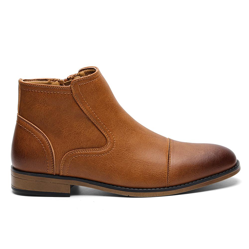 Chelsea Boots Men Comfortable Brand Fashion 2026 Boots Leather