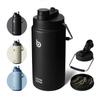 BOTTLE BOTTLE 2-Liter Large Capacity Stainless Steel Water Bottle with Vacuum Insulation, Keeps Hot or Cold, Includes Straw, Portable Sports Bottle