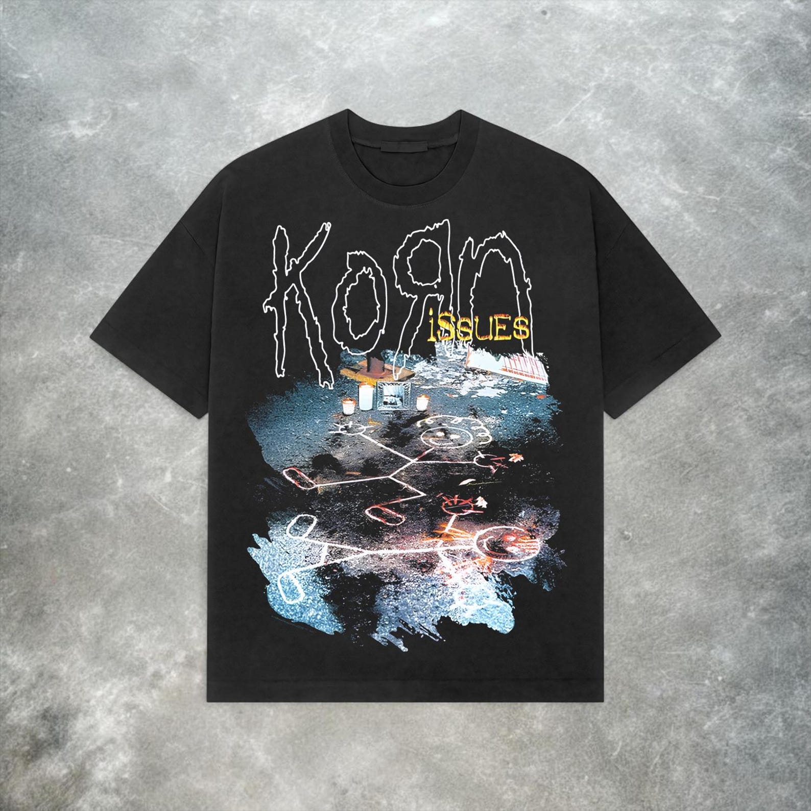 Vintage Korn Issues T-Shirt – Y2K Nu-Metal Band Tee S