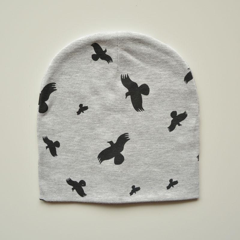 Newborn Baby Cotton Printed Beanie Hat for Infants & Young Children-Warm Unisex