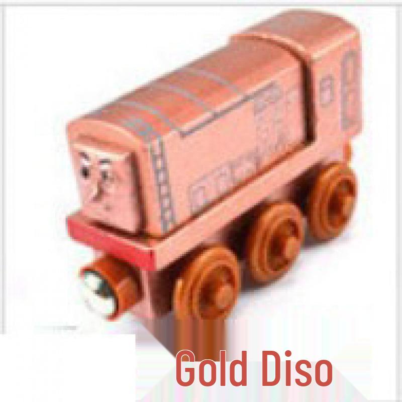 Magnetic Thomas the Tank Engine Wooden Train Set with Cake Party Decorations