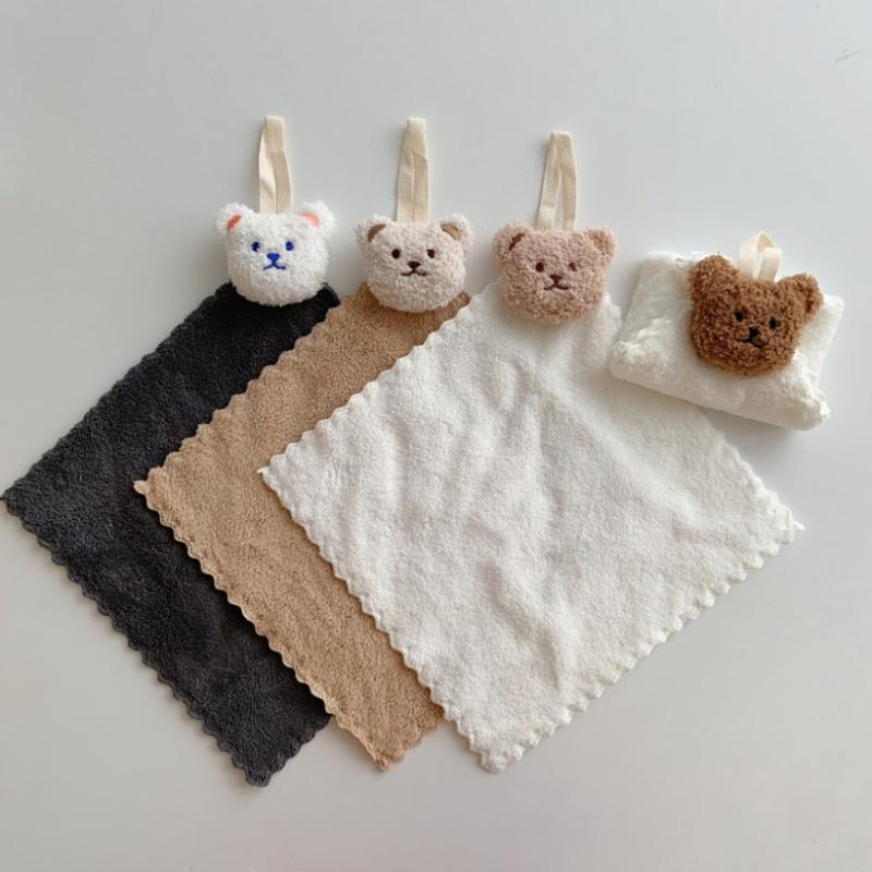 Kids Hand Towels Cute Baby Fingertip Towels Fast Drying Super Absorbent Soft Cotton For Kitchen Bathroom School Washroom