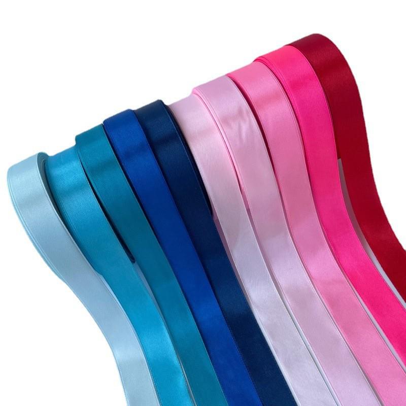 2cm Silk Satin Ribbon for Gift, Cake Decoration, Floral Arrangements, Bows, and Badges.