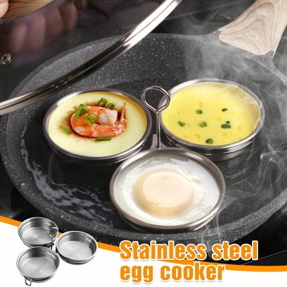 

Non-Stick Egg Boiler Handheld Egg Maker Creative Egg Poacher Kitchen Tool B