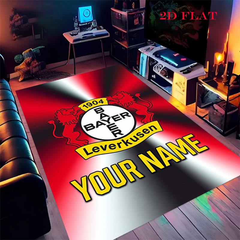 Custom Bayer Leverkusen Carpet Rug for Living Room Bedroom Home Sofa Decoration,Kids play Nonslip Floor Mat