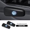LMN1 Emblems For Volkswagen VW Car Knee Pad Leather Elbow Rest Pad Headrest Car Accessories Golf Jetta Passat Mk4 Mk5 Mk6 CC B5 B6 B7