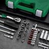 Conjunto de Ferramentas Automotivas Multiuso com Soquete, Broca Rotativa, Chave Hexagonal e Chave Inglesa