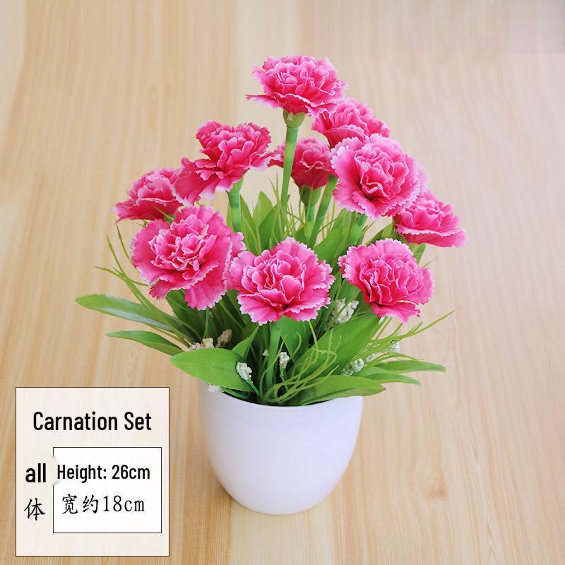 Silk Rose Bonsai: Artificial Flowers & Greenery for Indoor/Outdoor Decor