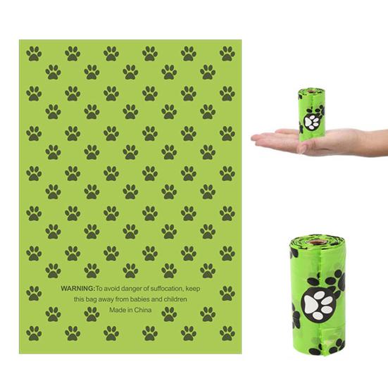 30Pcs Pet Waste Bags Biodegradable Dog Poop Bags Tear-off Cute Scented Dog Waste Bags for Odor Control Leak-proof Pet Waste Disposal