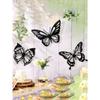 Vintage 3D Metal Butterfly Wall Art Set of 3 – Farmhouse Decor, Rustproof, Easy To Hang, Unique Gift for Her