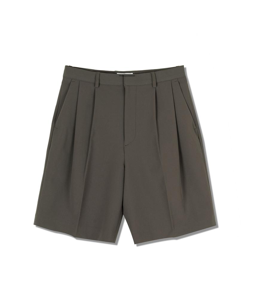 Custom A Clock Two-Tuck Wide Half Slacks_4 Color Coospt206