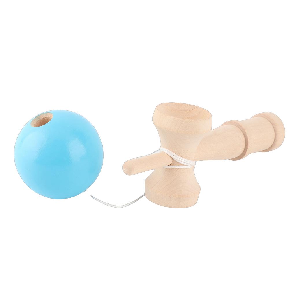 Kendama Wooden Kendama Toy Portable Kendama Improves Hand Eye Coordination with String for Indoor and Outdoor