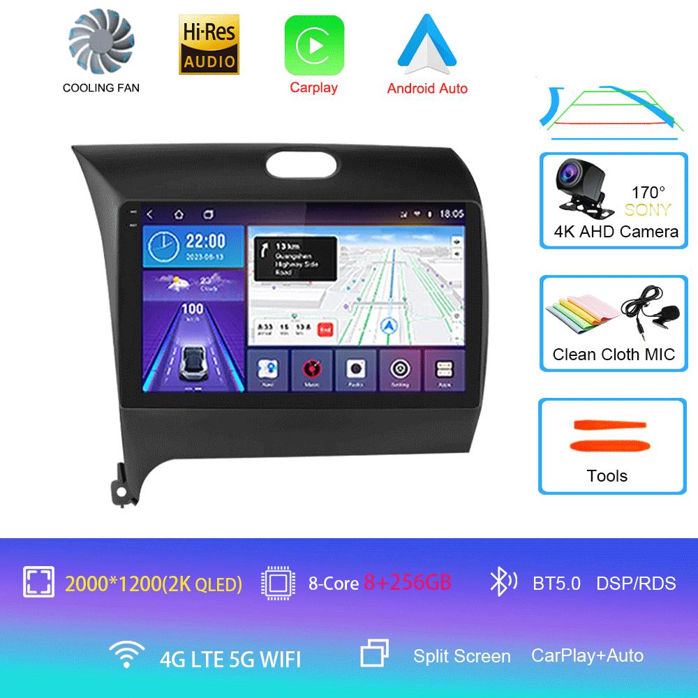 Android 14 Car Radio For Kia Cerato 3 2013 - 2017 Multimedia Player Video Stereo Navigation GPS No 2din 2 Din Dvd