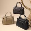 Handbag Leather Women'S Bag Leather Handbag Versatile Fashion Shoulder Bag Crossbody Bag Commuter Bag