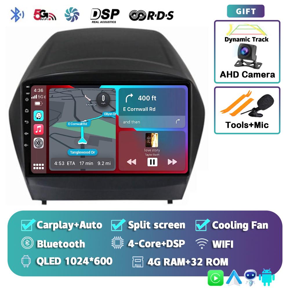 

Автомагнитола Android 14 Carplay Auto для Hyundai Tucson 2 LM IX35 2009 2010 2011 2012 2013 2014 2015 Мультимедийный плеер Стерео DSP