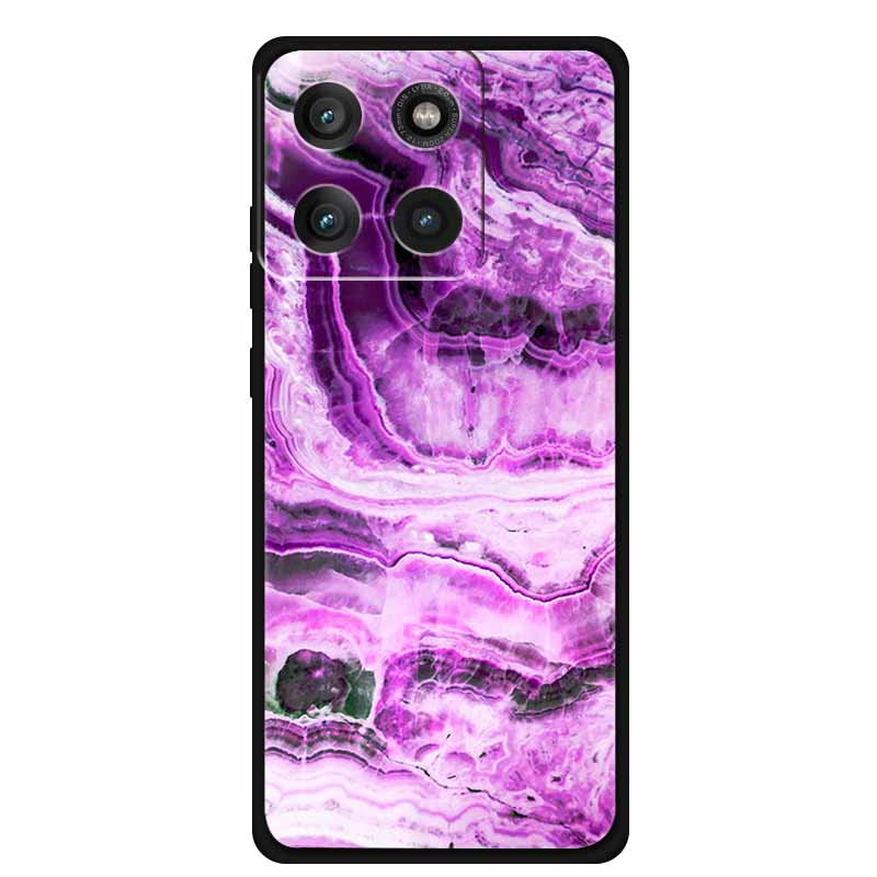 For Moto Edge 60 Pro Case XT2507-1 Coque Multi Colored Marble Pattern Soft Silicon Back Cover for Motorola Edge 60 Pro 5G Bumper