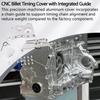 Aluminum Alloy Timing Chain Cover Kit for Acura TSX (CL9, K24A2), CR-V, and Element