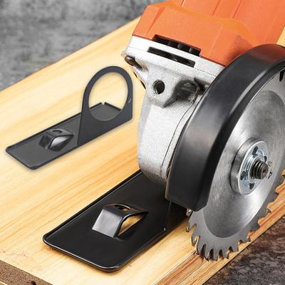 Adjustable Angle Grinder Base Bracket Strong Hardness Easy To Install Auxiliary Tools Angle Grinder Holder for Woodworking