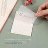 Handwritten Transparent Sticky Notes: Adhesive, Tearable, Perfect for Students to Highlight and Note Key Points.