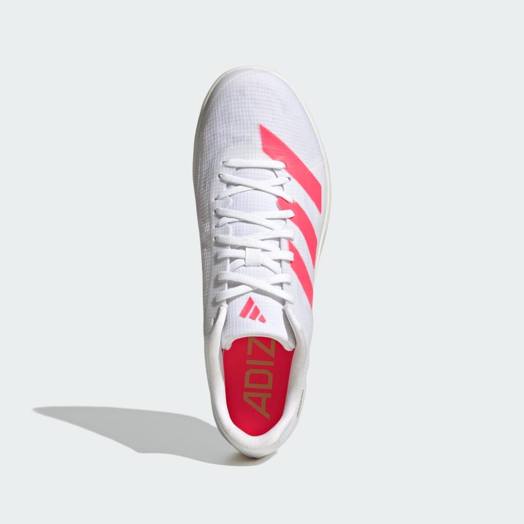 adidas ADIZERO LONG JUMP KJ9535 Unisex Performance Sports Shoes Cloud White / Core Black / Gold Metallic