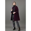 Cashmere Blend Knit Coat Zip Up