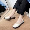 Women's Summer Square Toe Sandals Plus Size Casual Buckle Sandals Office Sandals