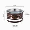 Hotel Dry Pots Solid fuel Stainless steel pot pots and pans Cookware Cooking pot Alcohol heater Commercial small hot pots