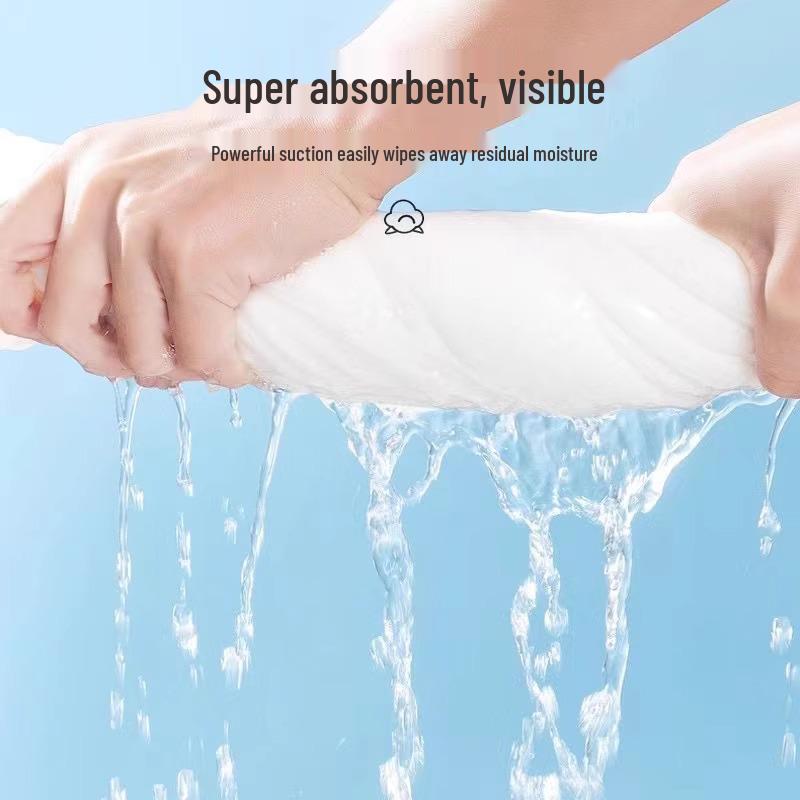Portable Compressed Disposable Bath Towel - Thick, Folding Towel for Business Trips, Travel, Hotel Use, and Outdoors.