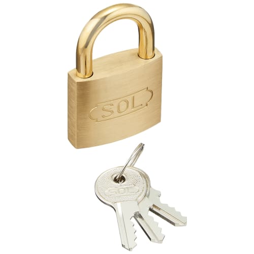 SOL-HARD SOL Cylinder Padlock No. 2500 40mm Keyed Alike