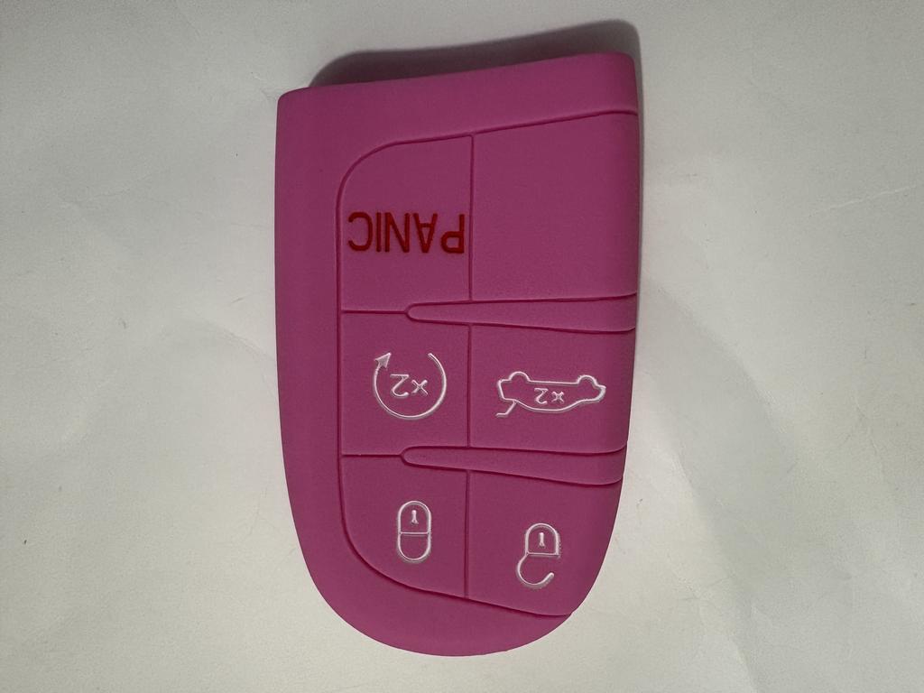 Silicone Car Key Case Cover For Jeep Renegade Compass Grand Cherokee For Chrysler Wrangler For Dodge Challenger Journey Charger