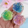 12pcs Mix Colors Cute Resin Rose Flowers Flatback Cabochon DIY Jewelry Making Decoration Embellishment Accessories