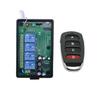 Aoke 220V 4-Way Wireless Multi-Purpose Remote Control Switch with Self-Locking Learning Code