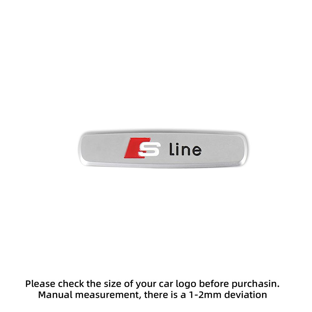 QR4 Car Chair Seat Badge Sticker Auto Center Console Seat Emblem Accessories for M4 SLINE RS Quattro TT A4 B8 A3 8P A6 C7 8V B6 B7