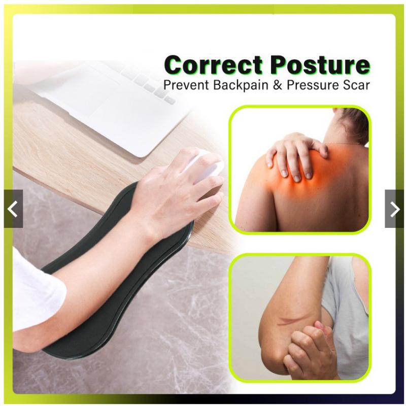 Adjustable Computer Desktop Armrest Pad Computer Desk Arm Bracket Chair Extender