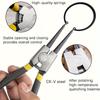 4 Pcs Snap Ring Pliers Set, 7 Inches Internal/External Heavy Duty for Ring Remover Retaining Straight Bent Lock Pliers Set