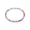 Bracelet - LUXENTER - Frede - Metal Alloy (rhodium Finish) - Multicolor Zircon - Woman