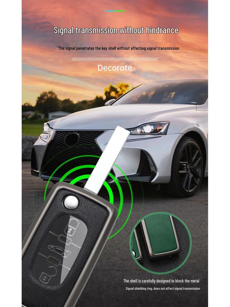 Peugeot Schlüsselhülle für die Modelle 308, 207, 301, 408, 3008 und 307