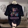 Unique Back Design Top Korean Style Half Sleeve T-Shirt Regular Shoulder Casual Printed Short Sleeve T-Shirt for Men Summer New Style