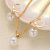 Dainty Pearls Pendant Necklace And Matching Earrings Set Handmade Accessories Gift For Bridal Party Or Anniversary