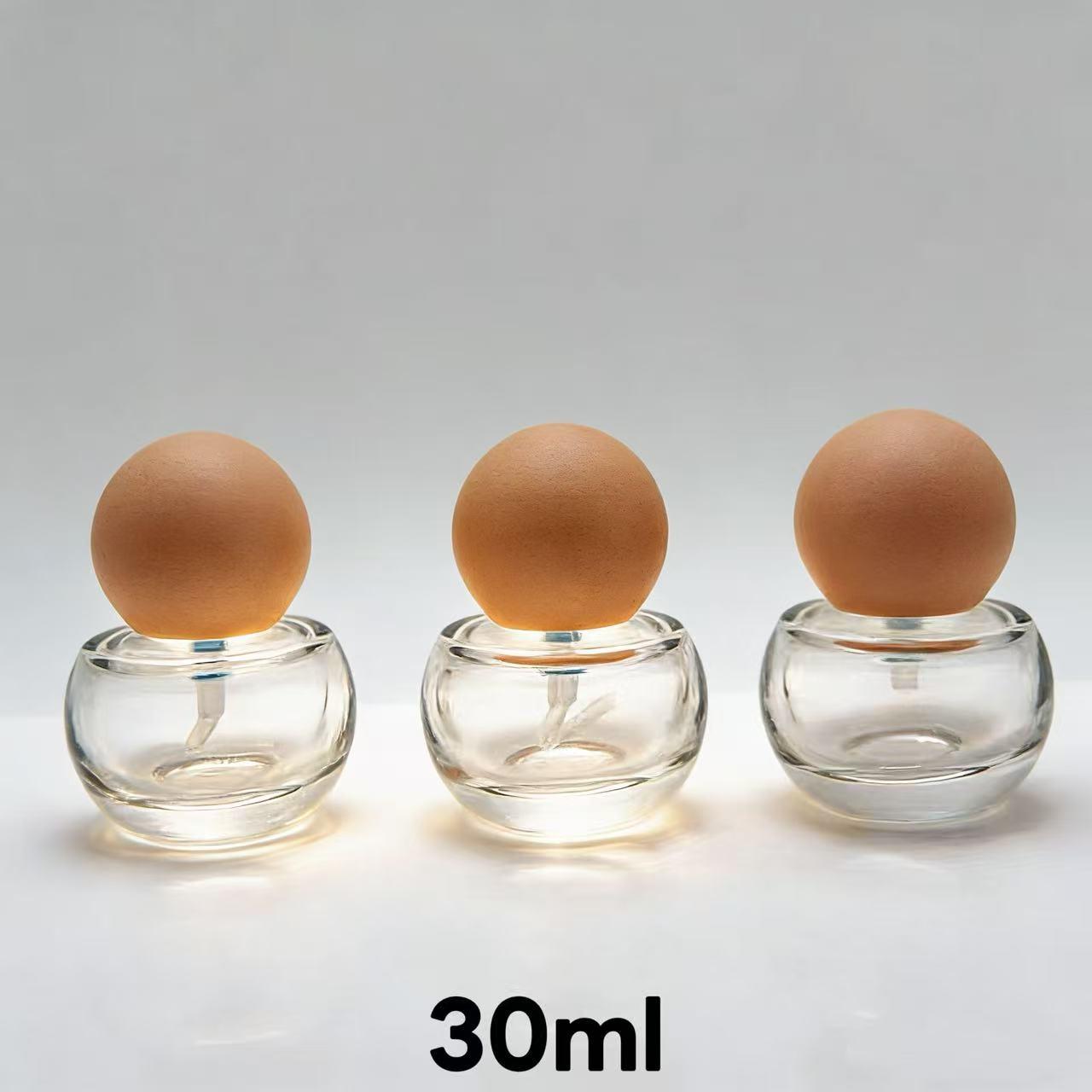 30ml Round Glass Foundation Bottle with Pump for Serum or Lotion