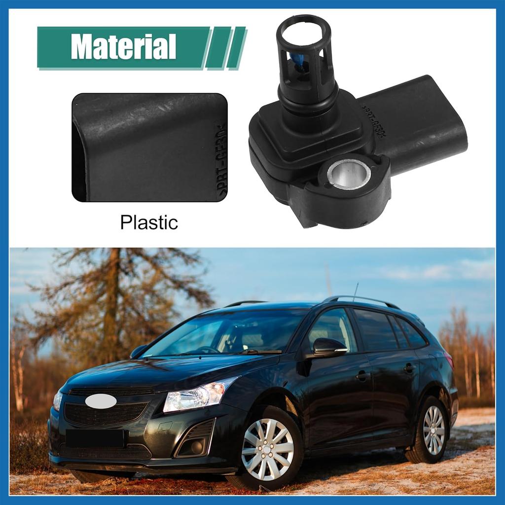 MAP Sensor 12681993 Intake Manifold Pressure MAP Sensor Replacement for Buick Encore 2018-2022 for Chevrolet Cruze 2018-2019 Item Replacement