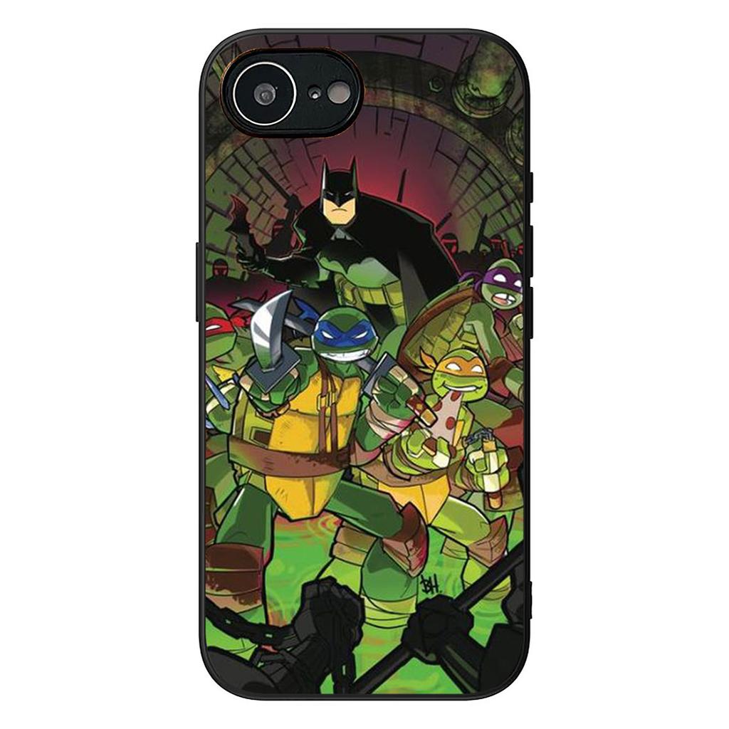 Cartoon n-Ninjas Wallpaper T-Turtles Phone Case for Apple iPhone 16 17 Air 14 15 Pro Max Plus 16+ 16E 14+ ProMax Soft Cover