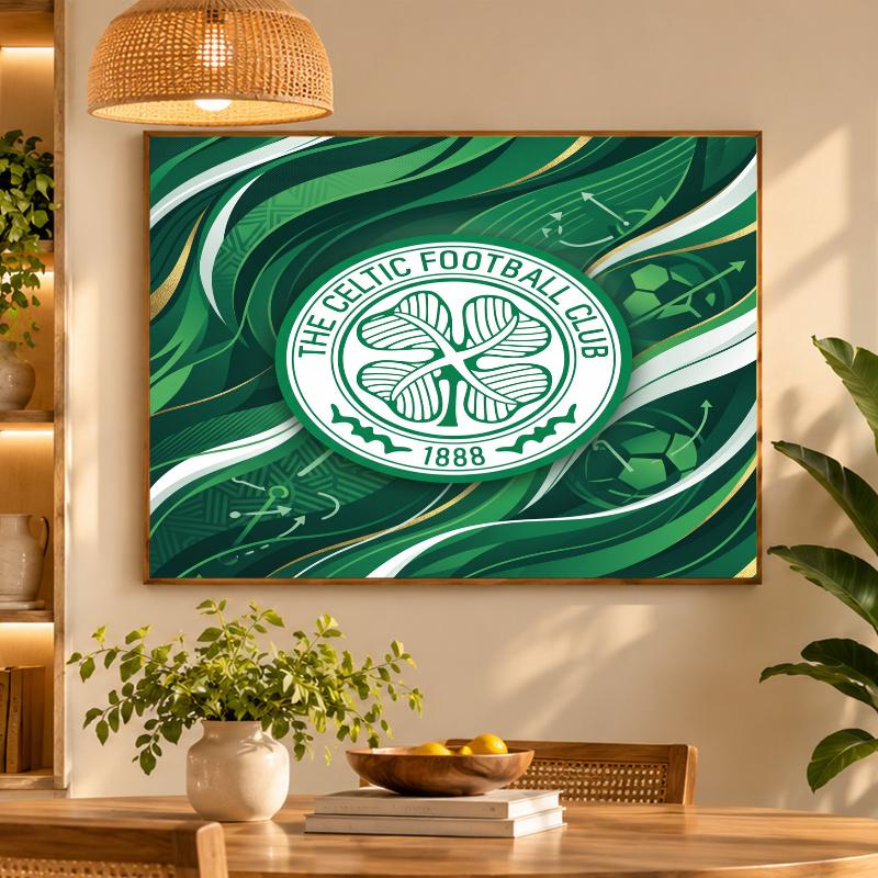 5D Diamond Painting Celtic FC DIY Full Drill Diamond Art Kit Home Decoration